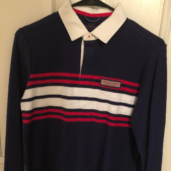 Vineyard Vines Rugby Shirt Big Boys XL - Picture 1 of 4